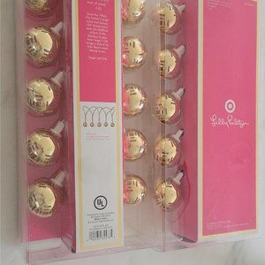 NIB Lily Pulitzer for Target gold string lights